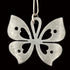Rune Tennesmed Jewelry Sweden Rune Tennesmed Pewter Butterfly Pendant Sterling Necklace C. 1960&