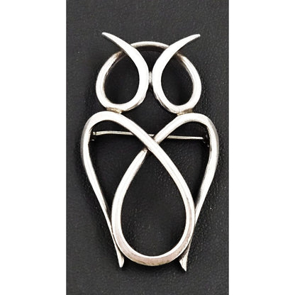 Ruth Berridge Jewelry Superb Ruth Berridge Sterling Abstract Modernist Owl Brooch Circa 1950&