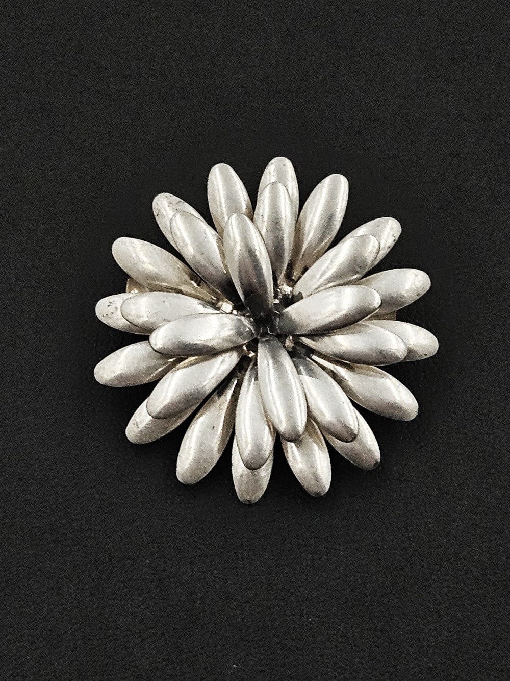 S. Christian Fogh Jewelry S Christian Fogh Denmark Sterling Silver 3D Mumm Flower Brooch