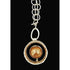 Sabando Jewelry Designer Sabando Modernist Sterling & Copper Pendant Necklace