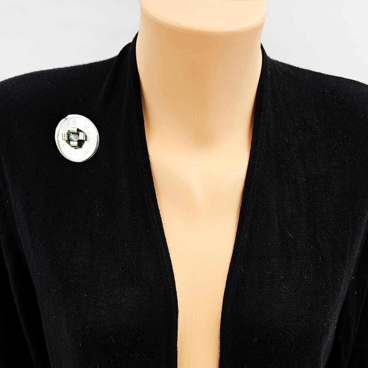 Sam Kramer Jewelry RARE Sterling Abstract Modernist Brooch &amp; Earrings Set Signed Sam Kramer 1960s