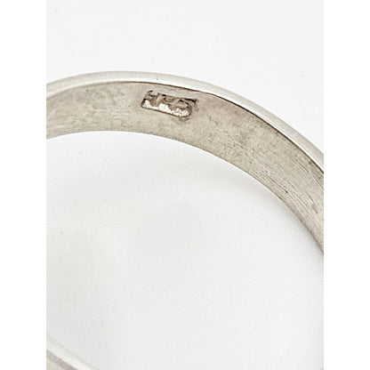 Scandinavian Sterling Amber Ring Jewelry Vintage Scandinavian Modernist Sterling Silver &amp; Amber Domed Cocktail Ring