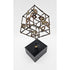 Sculpture Sculpture Abstract Constructivism Nails and Washers 3-D Cube Sculpture Circa 1960s