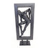 Sculpture Sculpture Large Post Modern Impressionist 3-D Man in Steel Frame Sculpture Circa 1960s