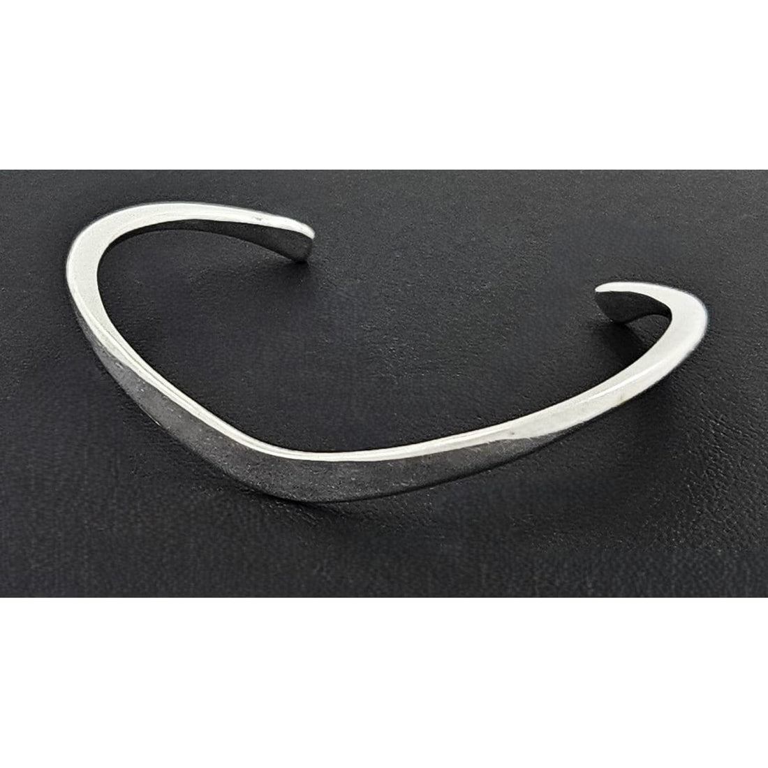 Secrest Jewelry VERY RARE Russell Secrest Sterling Silver Modernist Cuff Bracelet Circa 1960&