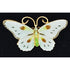 Silver Butterfly Jewelry MCM Gilt Sterling Silver Guilloche Enamel Scandinavian Style Butterfly Brooch