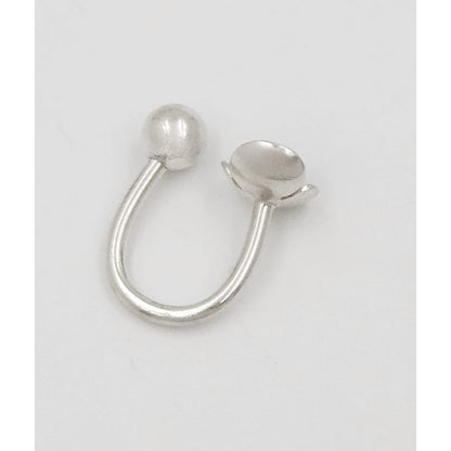SJ Jewelry Vintage Sterling Silver &amp; Black Pearl Modernist Flower Cocktail Ring