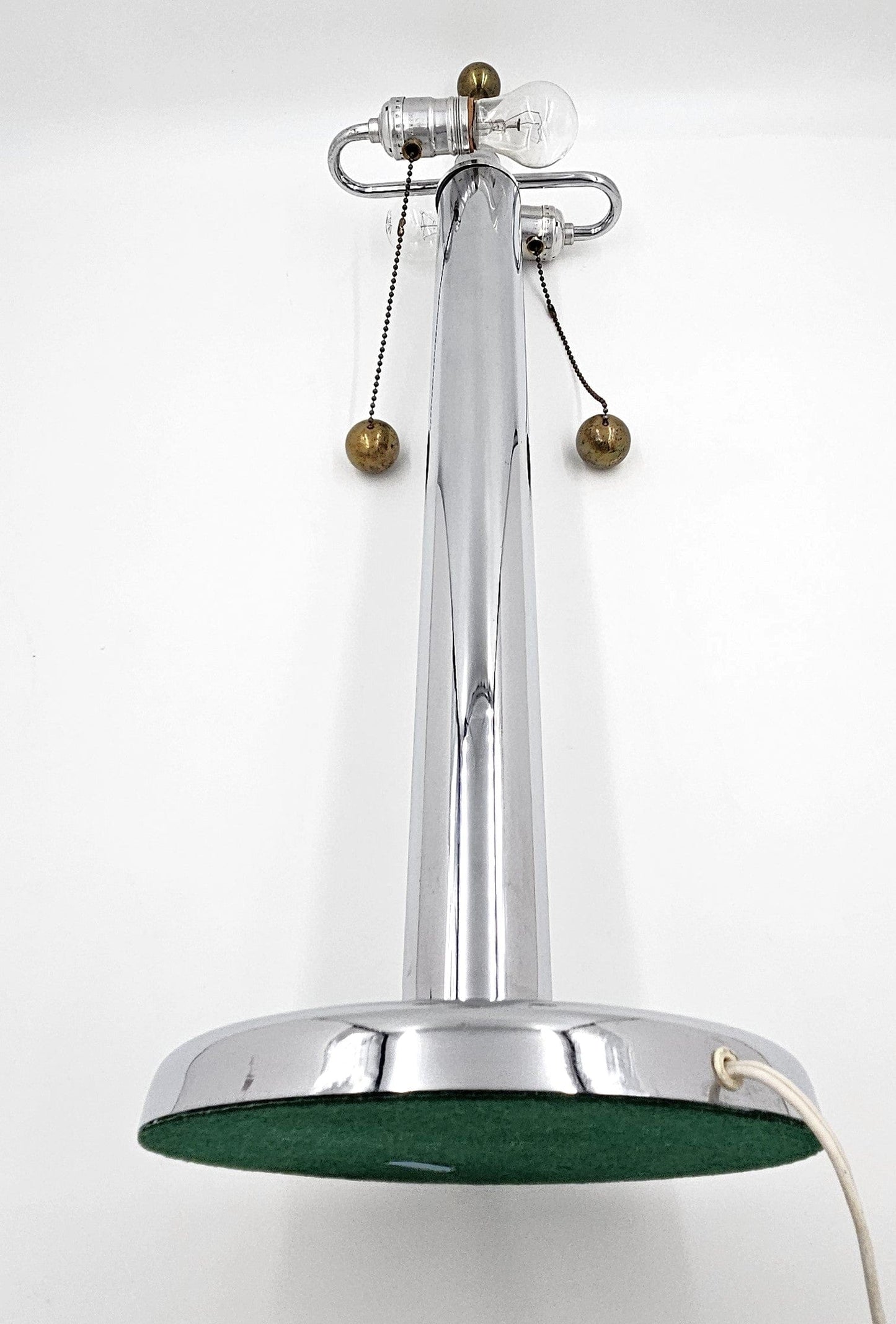 Sonneman for Kovacs Lighting Superb Sonneman for Kovacs Chrome Modernist Bauhaus Table Lamp Circa 1960's