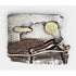 SRH Sterling Jewelry Vintage Artisan Signed SRH Sterling & Mixed Metals Abstract Mod Brooch