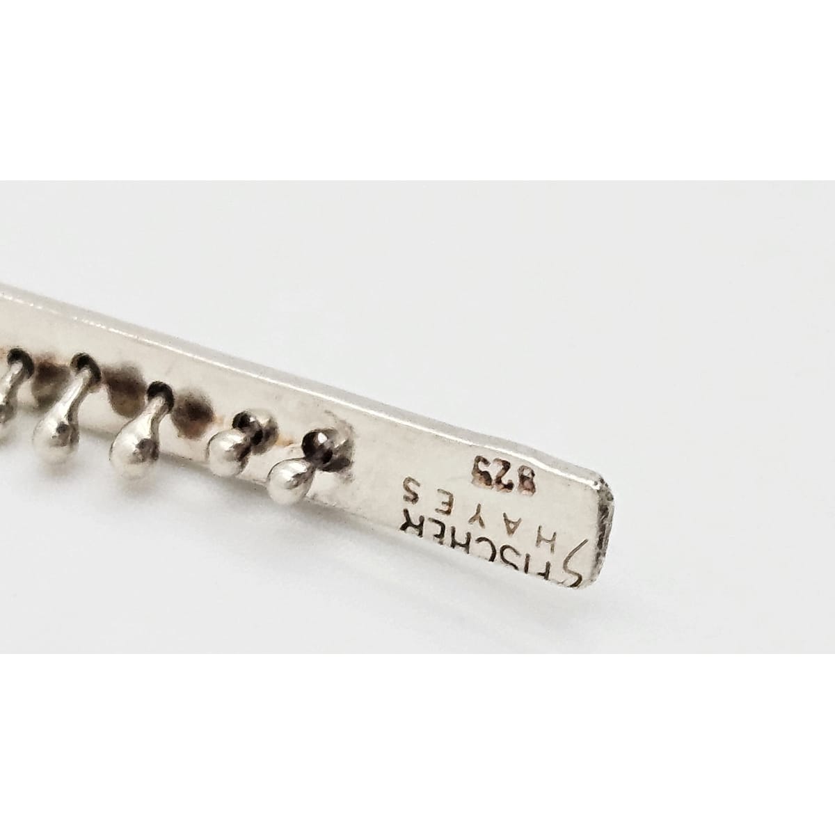 Susan Fischer Hayes Jewelry Sterling Silver Designer Susan Fischer Hayes "Silver Diamonds" Necklace with Tag