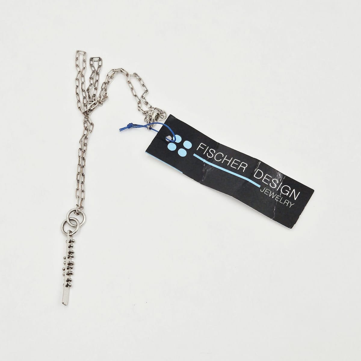 Susan Fischer Hayes Jewelry Sterling Silver Designer Susan Fischer Hayes "Silver Diamonds" Necklace with Tag