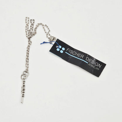 Susan Fischer Hayes Jewelry Sterling Silver Designer Susan Fischer Hayes "Silver Diamonds" Necklace with Tag