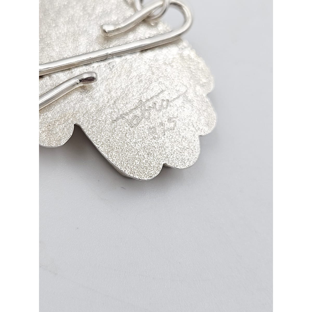 Tabra Jewelry Tabra Abstract Modernist Sterling Pendant Necklace