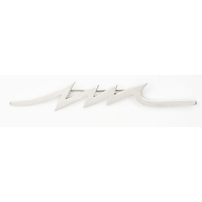 Taxco Sterling Artisan Brooch Jewelry Superb Taxco Designer Sterling Lightening Bolt Brooch Nearly 5" Long! C 1980s