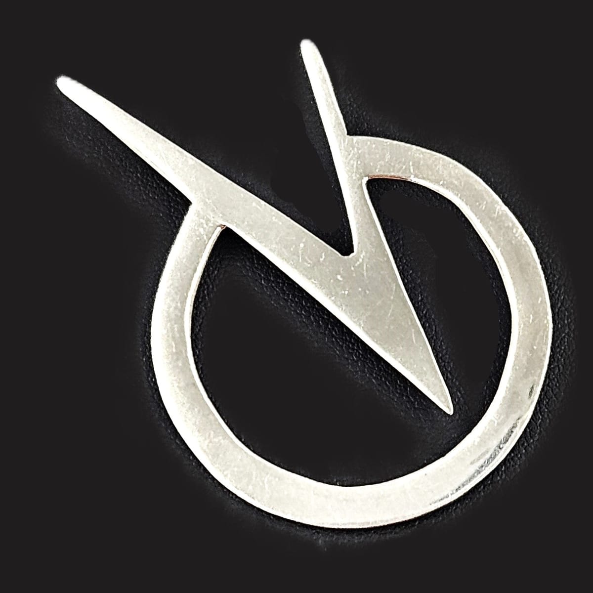 Taxco Sterling TD91 Jewelry Designer Signed Taxco Sterling Silver Retro Modernist Abstract Brooch 1980&