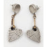 Thomas Mann Designs Jewelry Thomas Mann Designs Sterling Modernist Heart Earrings 