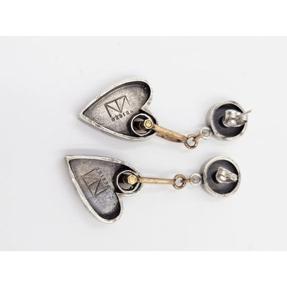 Thomas Mann Designs Jewelry Thomas Mann Designs Sterling Modernist Heart Earrings 