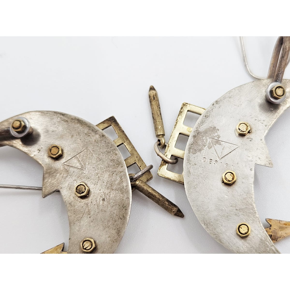 Thomas Mann Designs Jewelry Thomas Mann Designs Sterling Stone Abstract Modernist Earrings