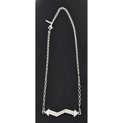 Thompson Navajo Jewelry H &amp; V Thompson Navajo Sterling Silver Unisex Reversible Arrow Necklace