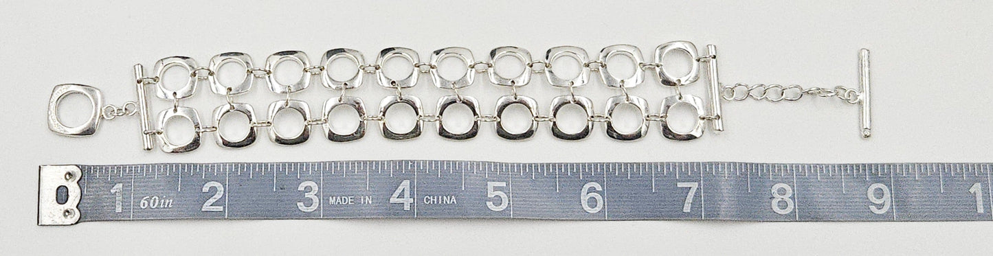 Tiffany & Co. Jewelry Superb Retired Tiffany&Co Sterling Modernist Bracelet