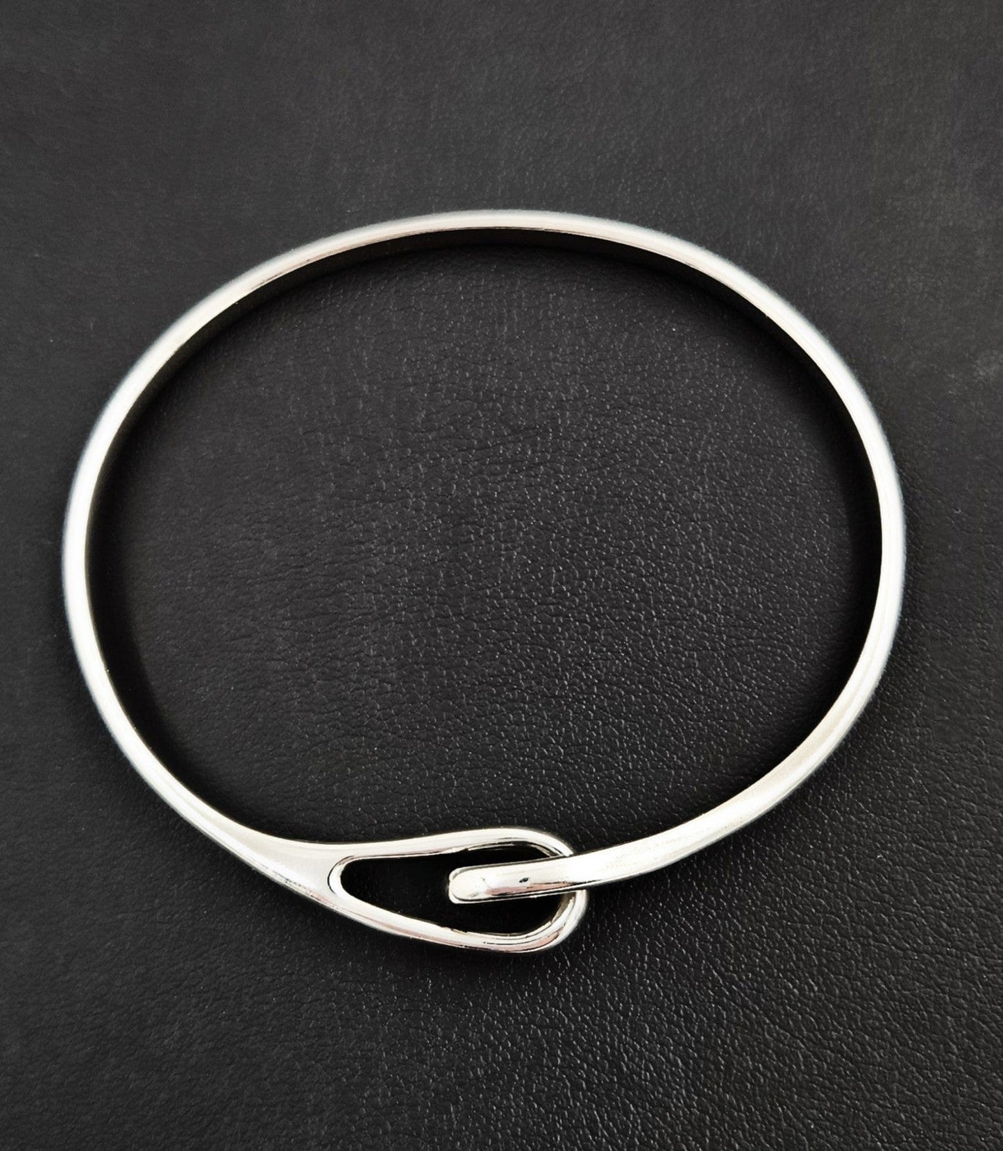 Tiffany & Co. Jewelry Vintage Tiffany & Co  Solid Sterling Silver Modernist Bangle Bracelet