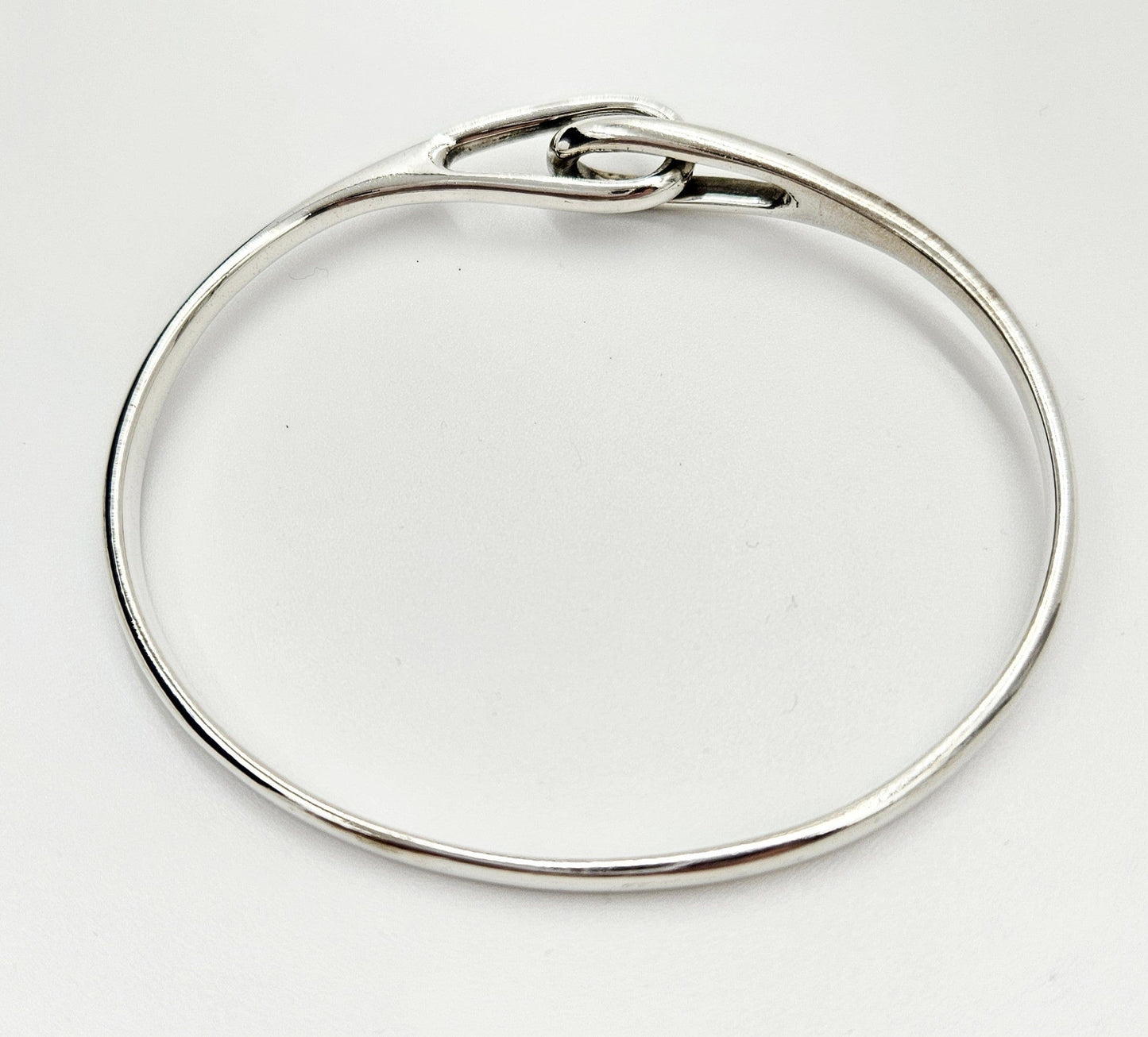 Tiffany & Co. Jewelry Vintage Tiffany & Co  Solid Sterling Silver Modernist Bangle Bracelet