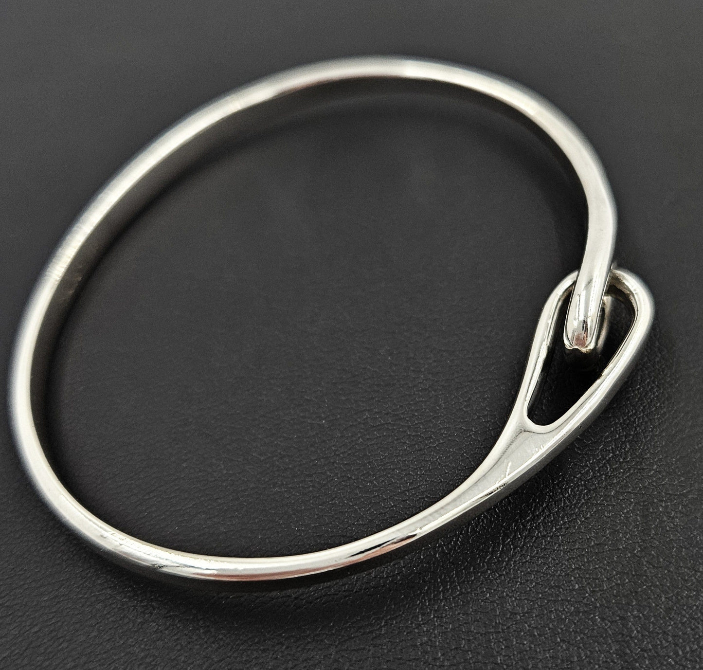 Tiffany & Co. Jewelry Vintage Tiffany & Co  Solid Sterling Silver Modernist Bangle Bracelet