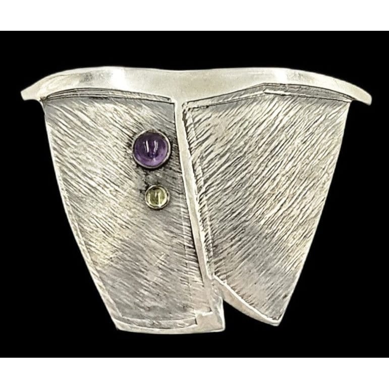 TMCMH Jewelry Artisan Sterling Modernist Brooch