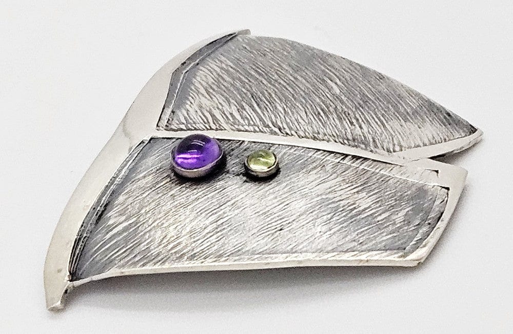 TMCMH Jewelry Artisan Sterling Modernist Brooch