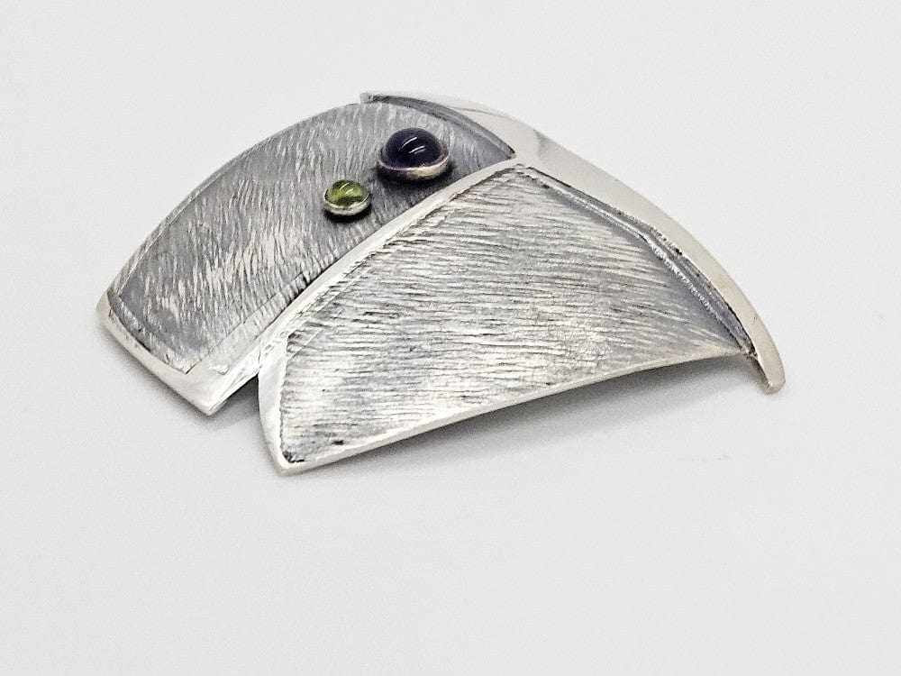 TMCMH Jewelry Artisan Sterling Modernist Brooch