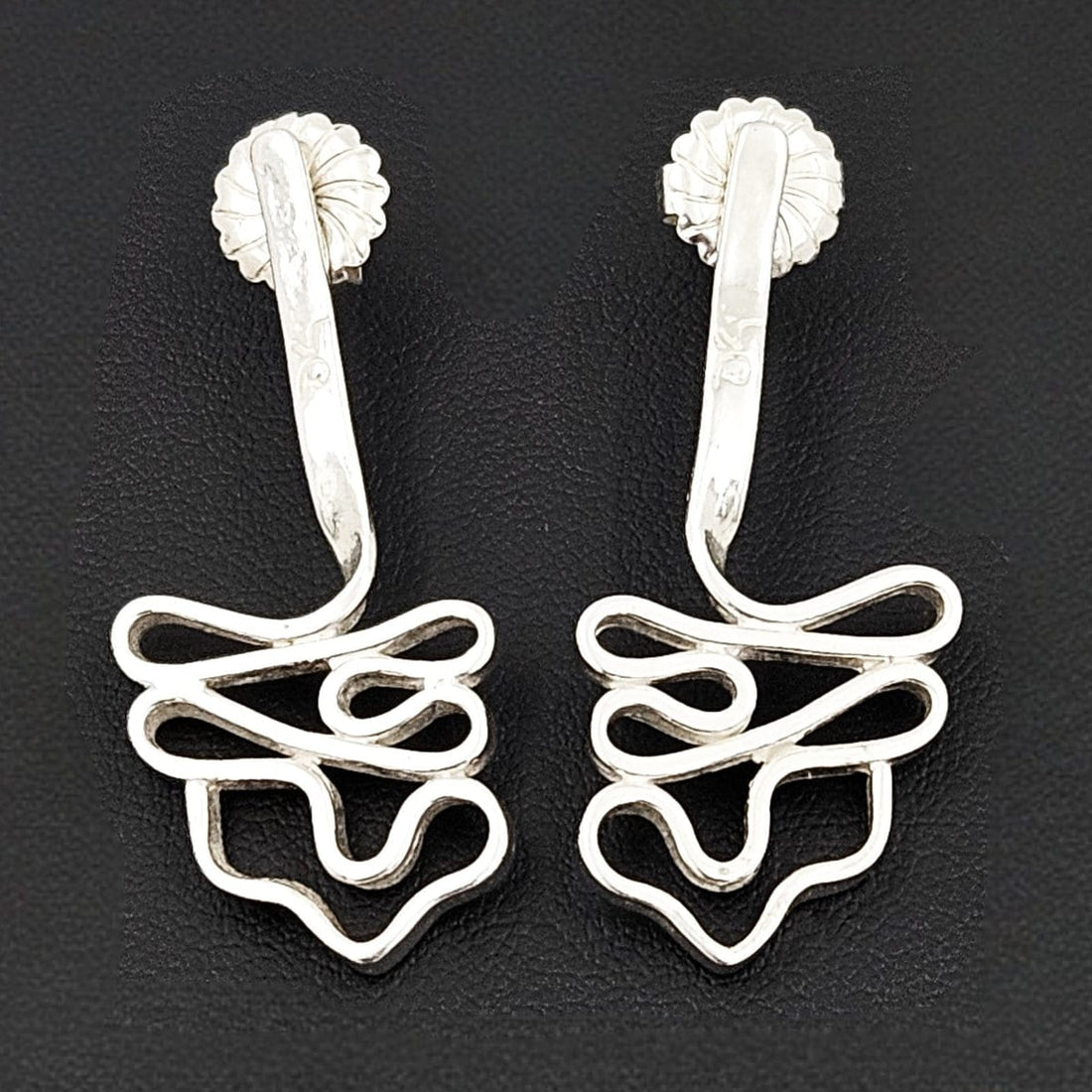 TMCMH Jewelry Designer Signed Sterling Earrings