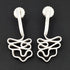 TMCMH Jewelry Designer Signed Sterling Earrings