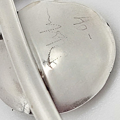 TMCMH Jewelry Designer Signed Sterling Stone  Earrings