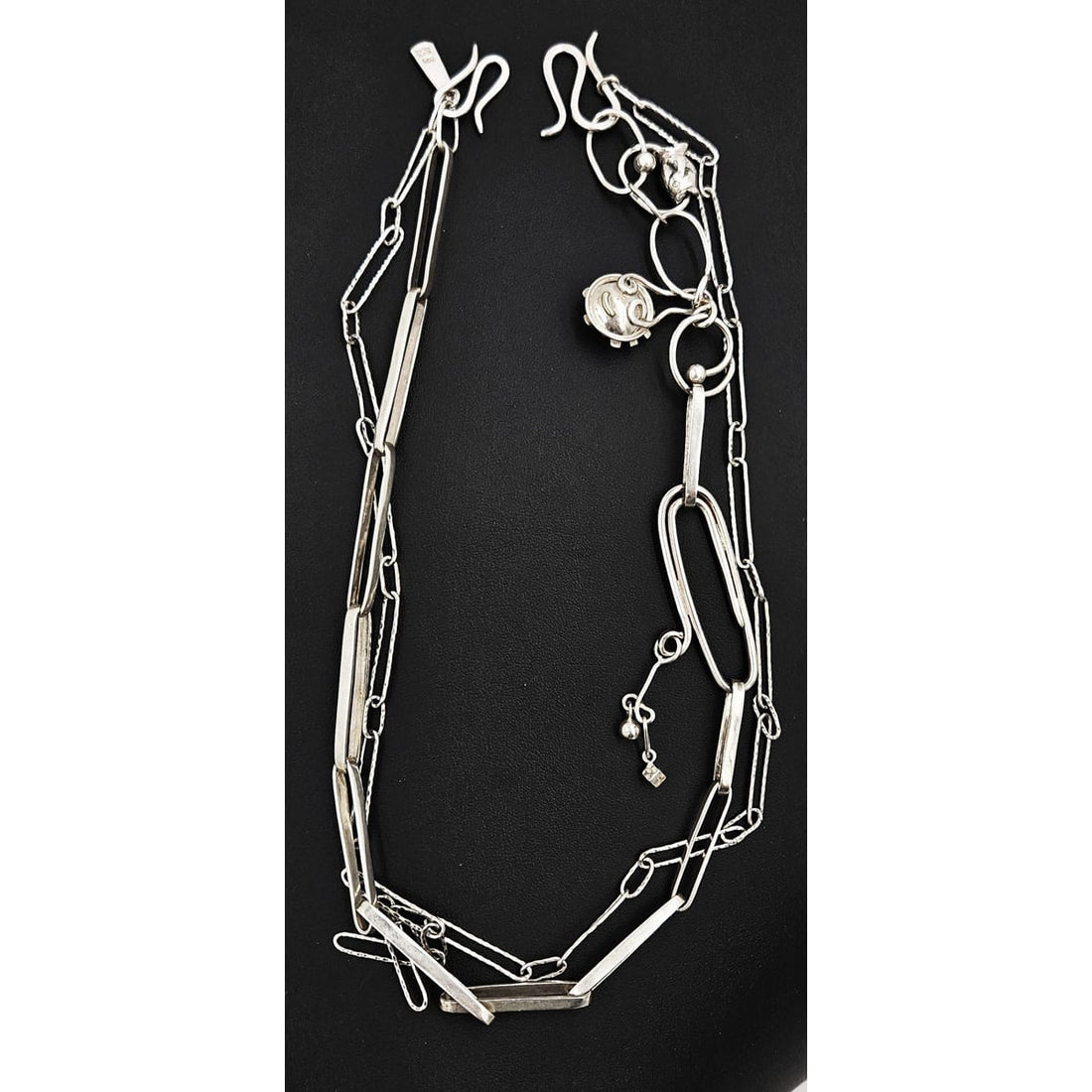 TMCMH Jewelry Designer Sterling Silver Necklace Circa
