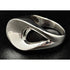TMCMH Jewelry Vintage Sterling Silver Modernist Cocktail Ring