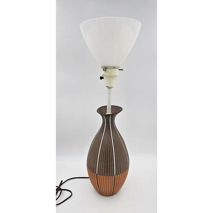 Ugo Zaccagnini Italy for Raymor Bitossi Lighting MCM Ugo Zaccagnini Italy Raymor Bitossi Ceramic Table Lamp 
