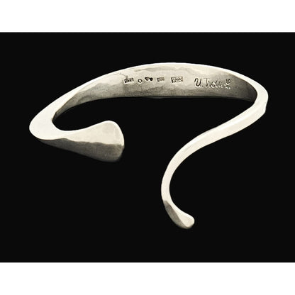 Ulf Trolle Lindgren Sweden Jewelry Ulf Trolle Lindgren Sweden Sterling Modernist Cuff Bracelet Circa 1991