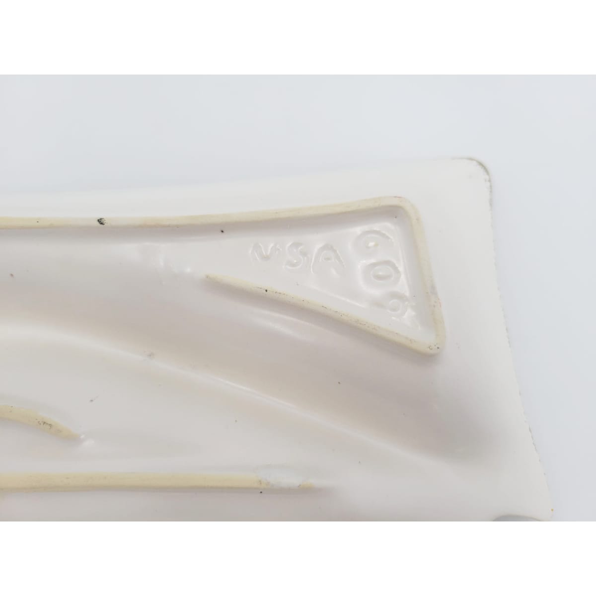 USA Collectible ceramics MCM Ceramic Retro MOD Ashtray with lighter and smaller ashtray