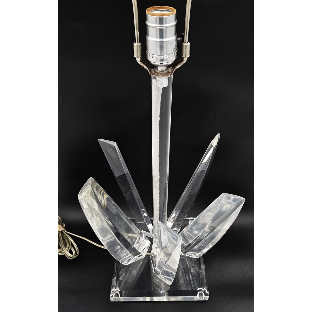 Van Teal Lamp Superb Van Teal Lucite Abstract Modernist Table Lamp Circa 1970/80&