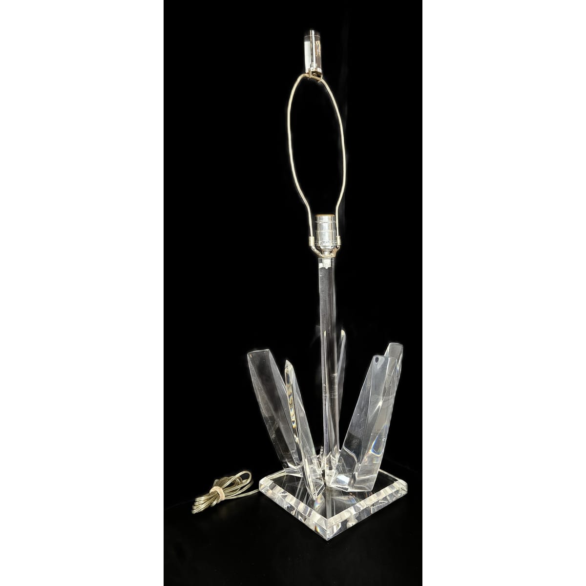 Van Teal Lamp Superb Van Teal Lucite Abstract Modernist Table Lamp Circa 1970/80&