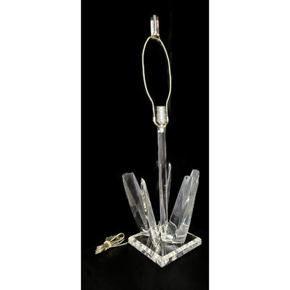Van Teal Lamp Superb Van Teal Lucite Abstract Modernist Table Lamp Circa 1970/80&