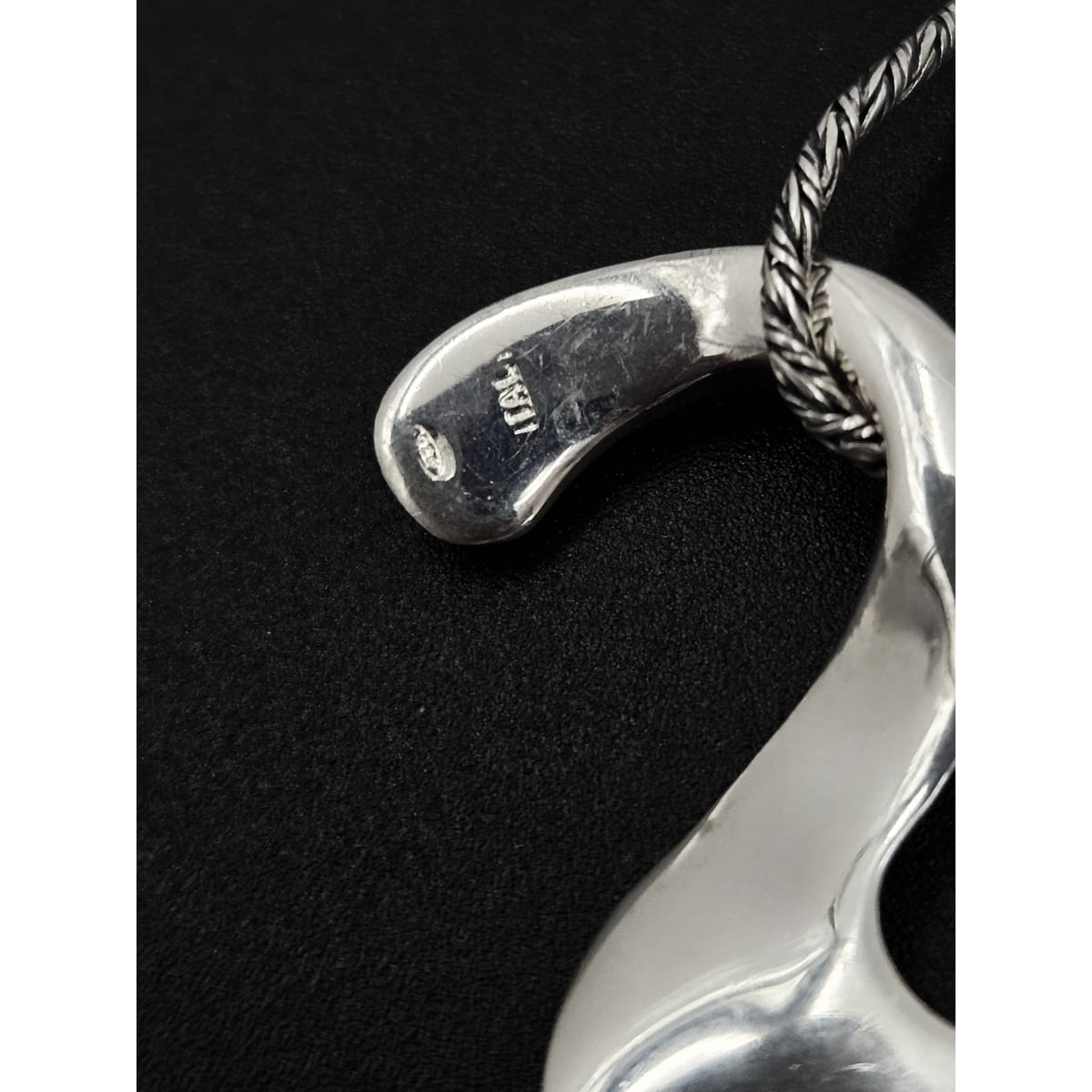 Vintage Italian Sterling Necklace Jewelry Designer Sterling Silver Necklace Circa