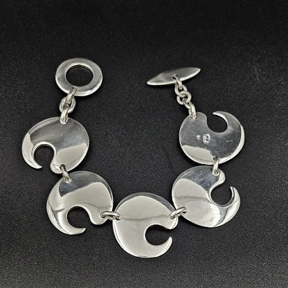 Volmer Bahner Jewelry Designer Signed MW Sterling Bracelet