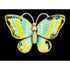 Volmer Bahner Jewelry RARE Denmark Volmer Bahner Sterling  Enamel Large Butterfly Brooch 1950s