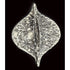 Warmind Jewelry RARE Poul Warmind Denmark Abstract Brutalist Pewter Brooch NWT NOS 1960s