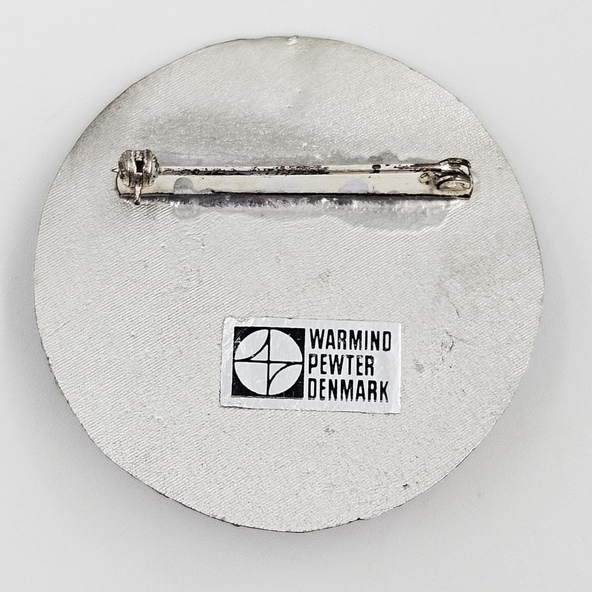 Warmind Jewelry RARE Poul Warmind Denmark Brutalist Modernist Pewter Brooch NWT NOS 1960s