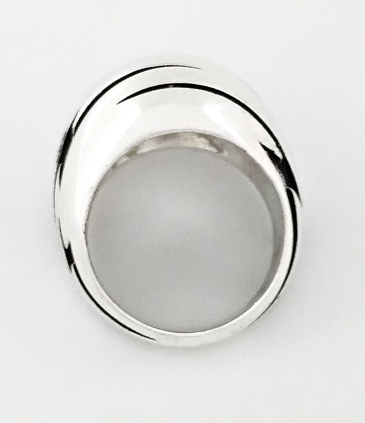 William Cheshire Jewelry UK Designer William Cheshire Modernist Sterling Lightning Bolt Dome Ring 2015