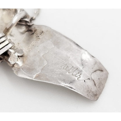 Yaacov Heller Jewelry Vintage Designer Yaacov Heller Sterling Abstract Modernist Kinetic Necklace