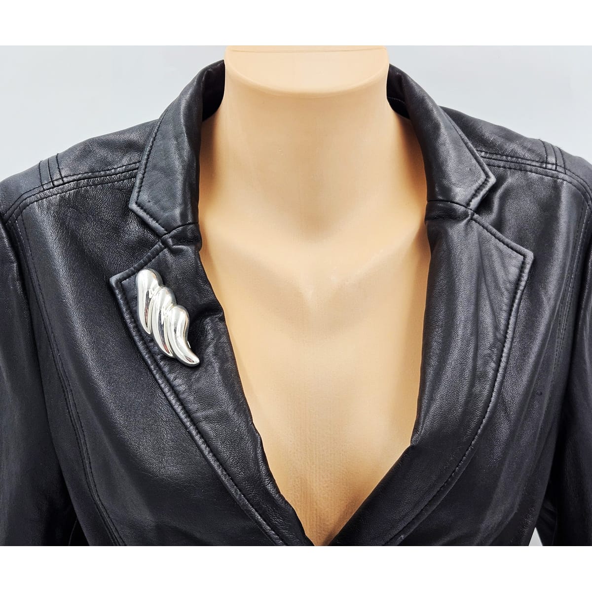 Zina Jewelry Designer Zina Sterling Modernist Brooch