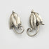 Joan Polsdorfer Jewelry 1950s Designer JoPoL Georg Jensen Modernist Sterling Flower Earrings 